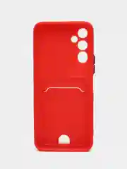 Алый чехол TECNO POVA NEO 2  / TECNO POVA 4 с защитой камеры и карманом для пластиковой карты
