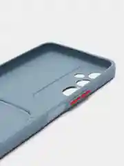 Серый чехол TECNO POVA NEO 2  / TECNO POVA 4 с защитой камеры и карманом для пластиковой карты