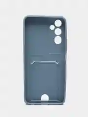 Серый чехол TECNO POVA NEO 2  / TECNO POVA 4 с защитой камеры и карманом для пластиковой карты