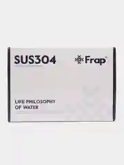 Серый смеситель для кухни Frap F40990, нержавеющая сталь, гибкий излив