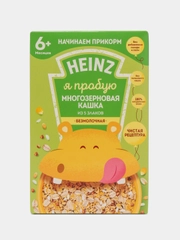 Каша детская Heinz 5 злаков, многозерновая, безмолочная, с 6 месяцев, 180 г