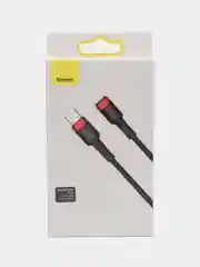 Красный кабель Baseus Type-C to iP (lightning, iPhone), PD20W (CATLKLF)