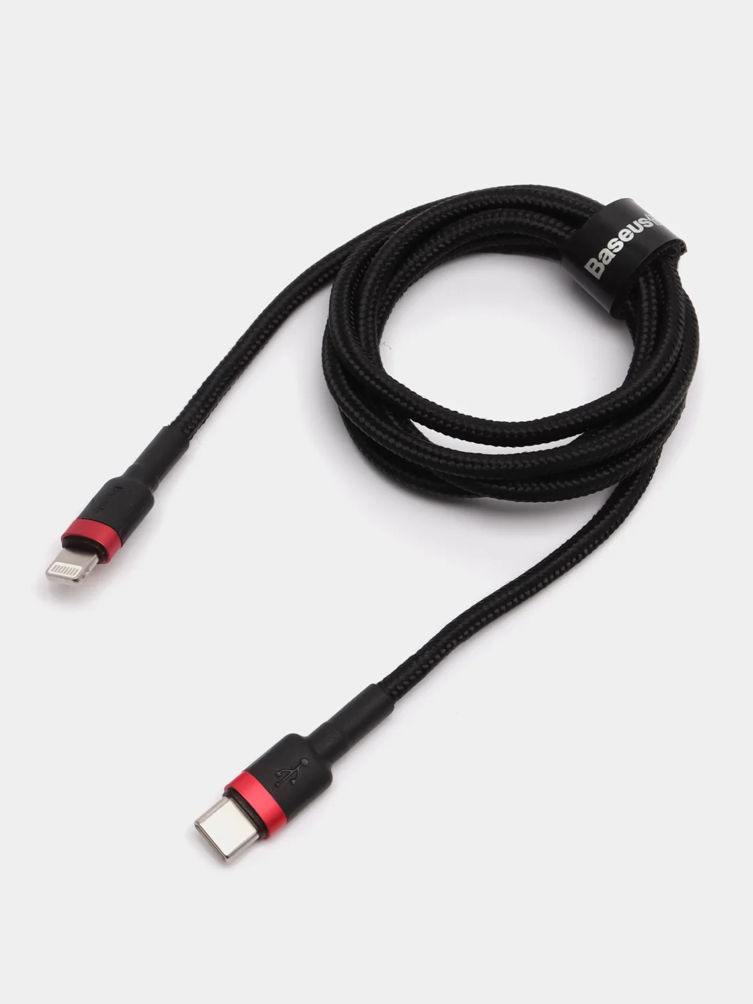 Красный кабель Baseus Type-C to iP (lightning, iPhone), PD20W (CATLKLF)