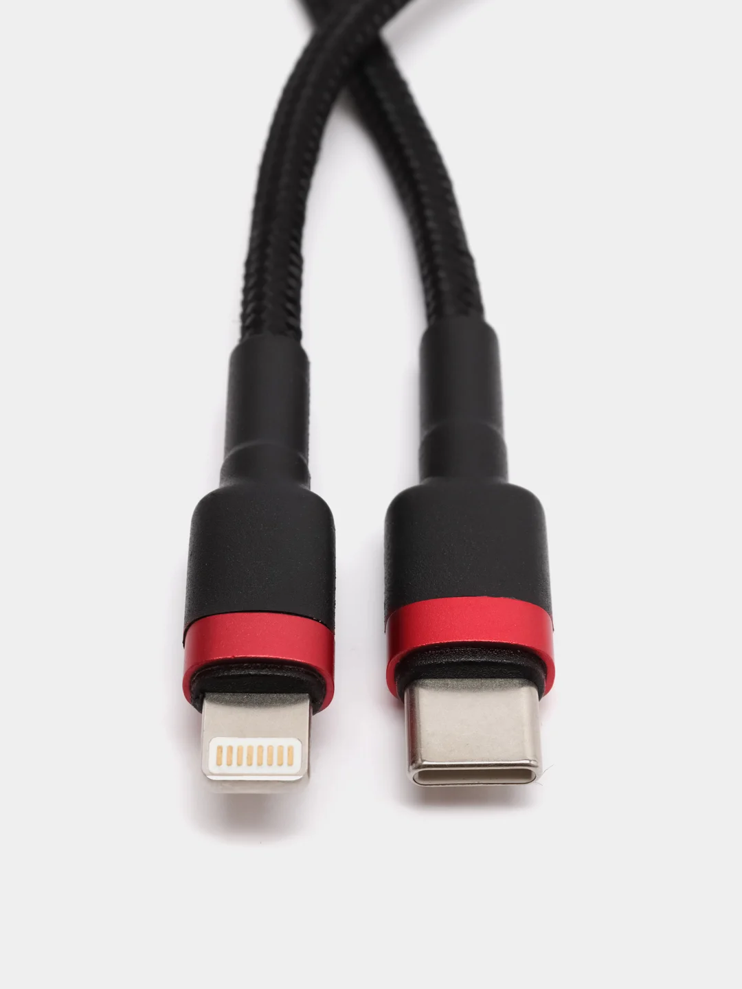 Красный кабель Baseus Type-C to iP (lightning, iPhone), PD20W (CATLKLF)