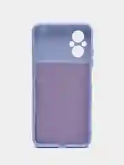 Лавандовый чехол Silicone Cover для Xiaomi Poco M5, для Сяоми Поко М5 силиконовый