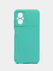 Бирюзовый чехол Silicone Cover для Xiaomi Poco M5, для Сяоми Поко М5 силиконовый