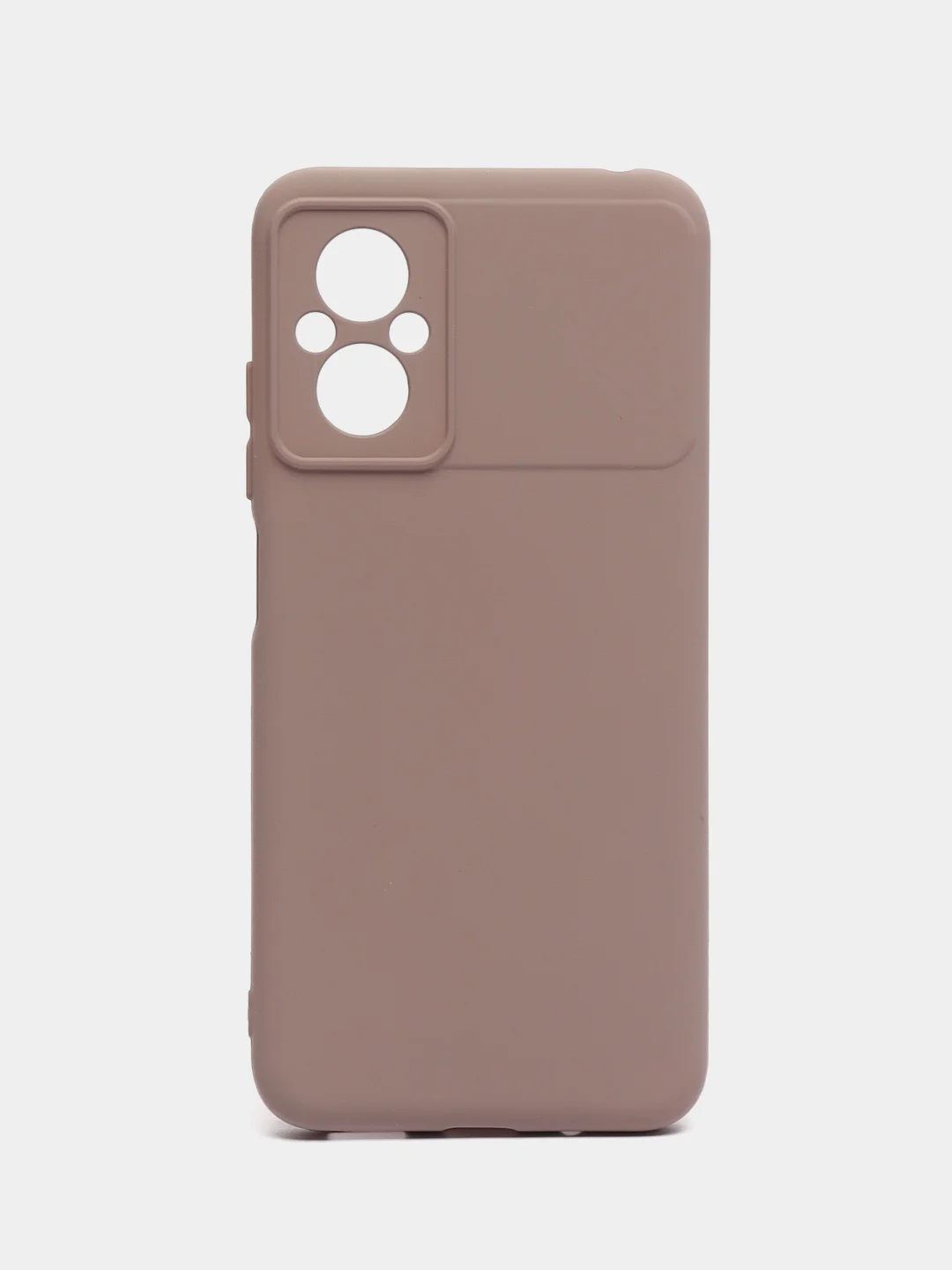 Светло-коричневый чехол Silicone Cover для Xiaomi Poco M5, для Сяоми Поко М5 силиконовый