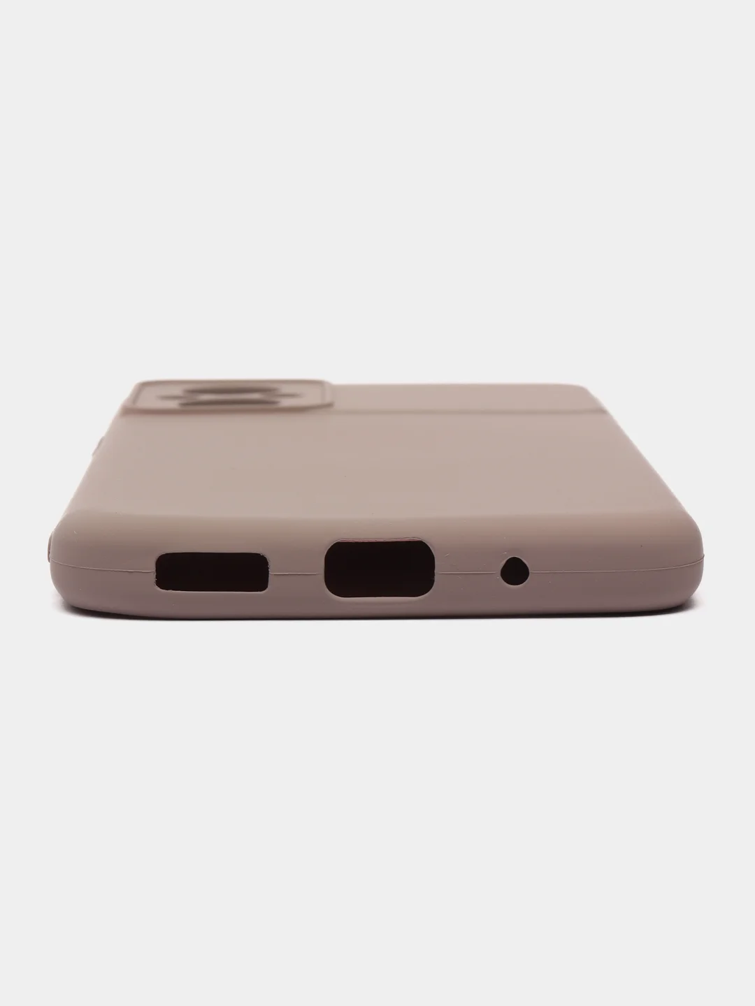 Светло-коричневый чехол Silicone Cover для Xiaomi Poco M5, для Сяоми Поко М5 силиконовый