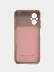 Светло-коричневый чехол Silicone Cover для Xiaomi Poco M5, для Сяоми Поко М5 силиконовый