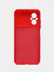 Красный чехол Silicone Cover для Xiaomi Poco M5, для Сяоми Поко М5 силиконовый