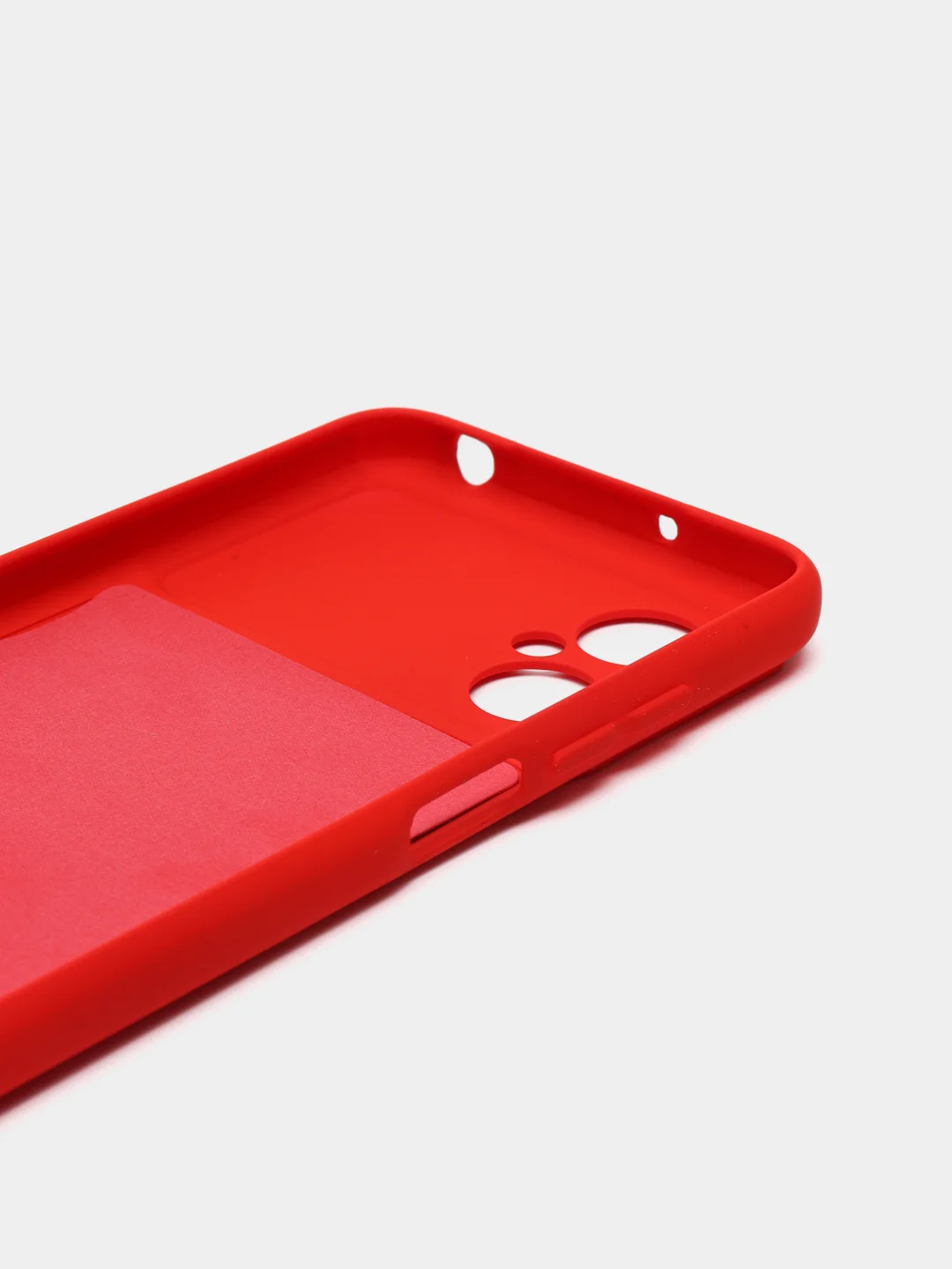 Красный чехол Silicone Cover для Xiaomi Poco M5, для Сяоми Поко М5 силиконовый