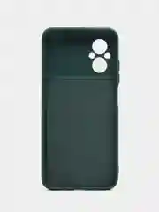Тёмно-зелёный чехол Silicone Cover для Xiaomi Poco M5, для Сяоми Поко М5 силиконовый