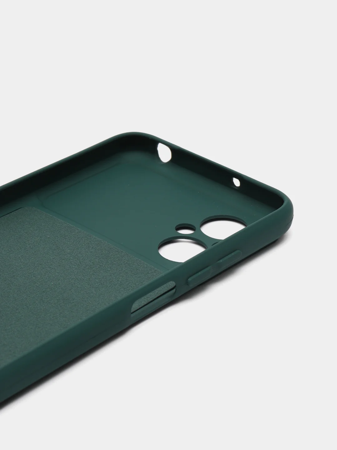 Тёмно-зелёный чехол Silicone Cover для Xiaomi Poco M5, для Сяоми Поко М5 силиконовый