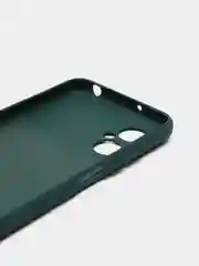 Тёмно-зелёный чехол Silicone Cover для Xiaomi Poco M5, для Сяоми Поко М5 силиконовый