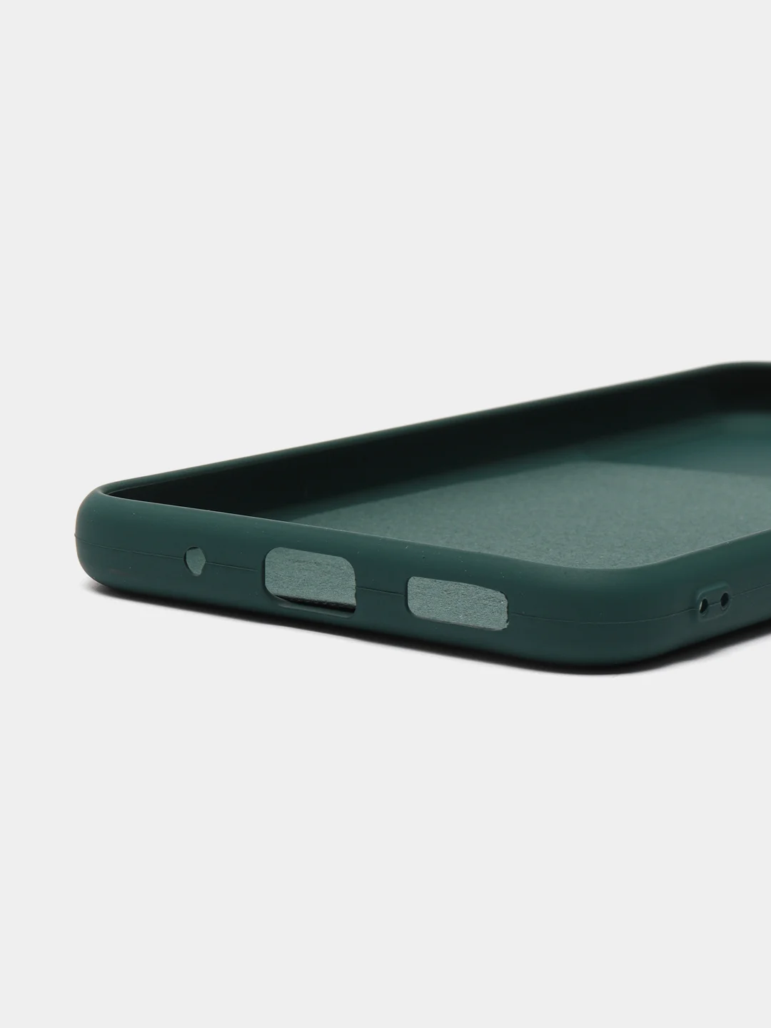 Тёмно-зелёный чехол Silicone Cover для Xiaomi Poco M5, для Сяоми Поко М5 силиконовый