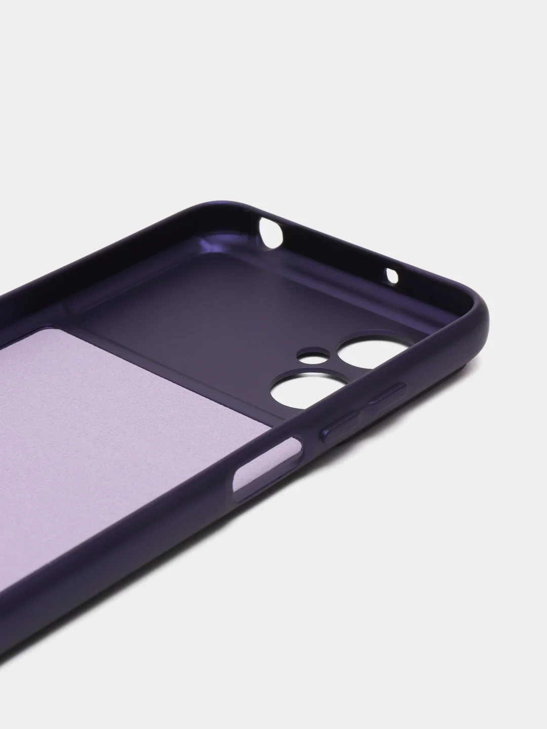 Фиолетовый чехол Silicone Cover для Xiaomi Poco M5, для Сяоми Поко М5 силиконовый