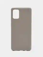 Серый чехол Samsung Galaxy A71, Самсунг Галакси А71 силиконовый, цветной, матовый