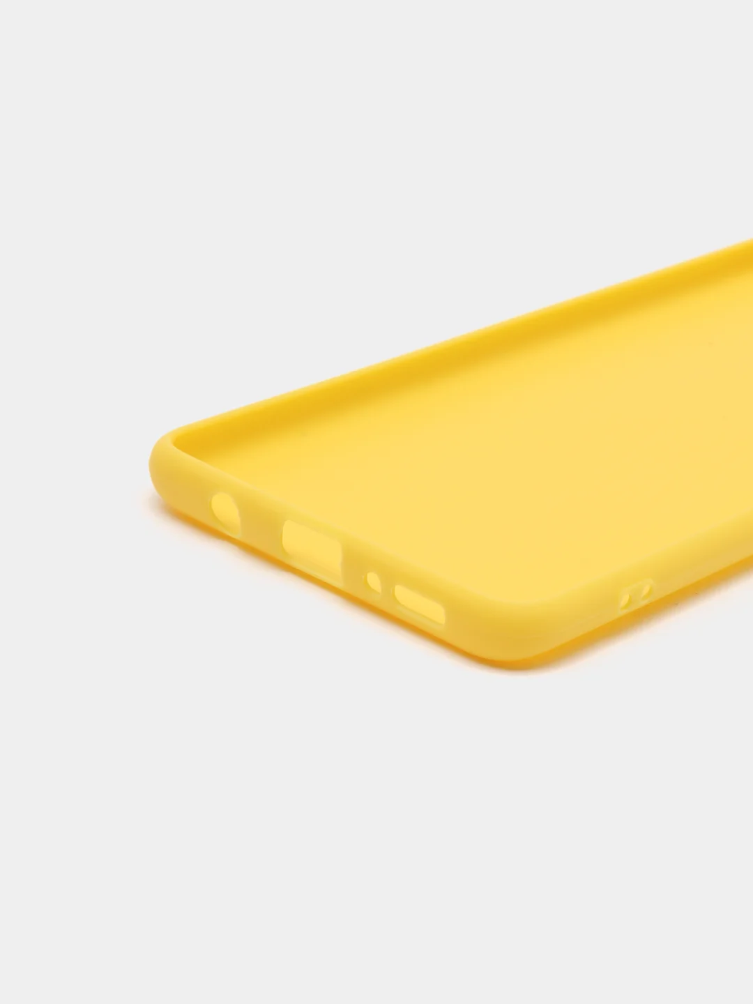 Желтый чехол Samsung Galaxy A71, Самсунг Галакси А71 силиконовый, цветной, матовый