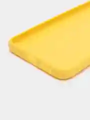 Желтый чехол для Xiaomi Redmi Note 11, 11S силиконовый  BROSCORP матовый тонкий с защитой камер