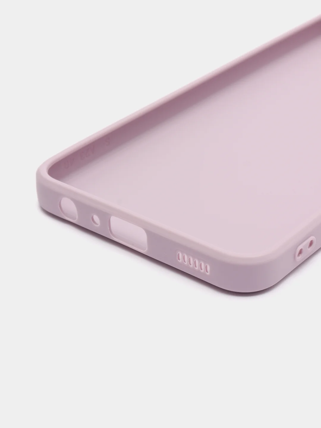 Фиолетовый чехол для Samsung Galaxy A23 силиконовый ROSCO матовый тонкий с бортиком- защитой камер