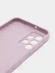 Фиолетовый чехол для Samsung Galaxy A23 силиконовый ROSCO матовый тонкий с бортиком- защитой камер