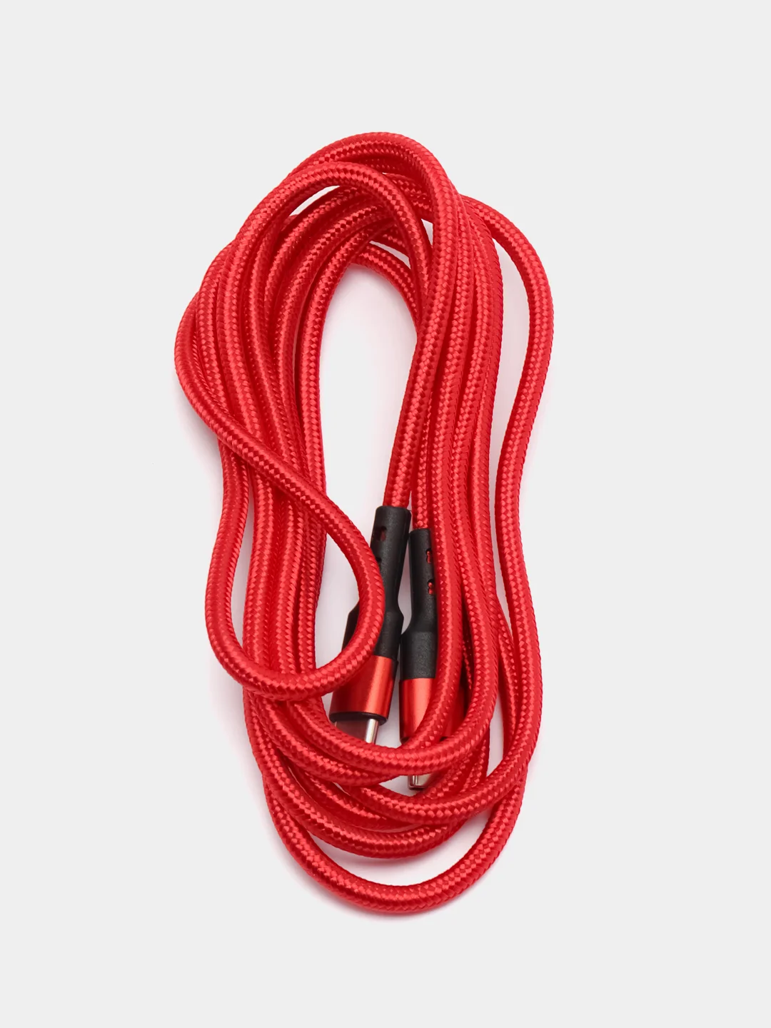 Красный кабель type С ROSCO для быстрой зарядки телефона 3.0 USB-C 1 м-2 м на iPhone / Android