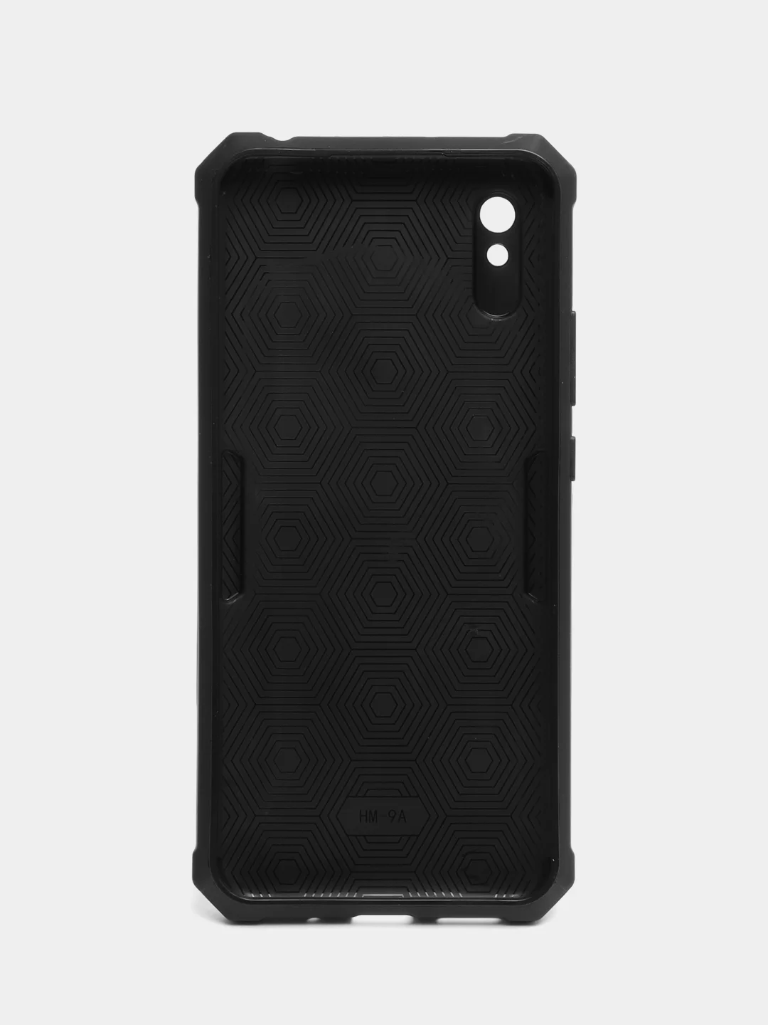 Угольный чехол Xiaomi Redmi 9A, Сяоми Редми 9А противоударный с металлической подставкой кольцом