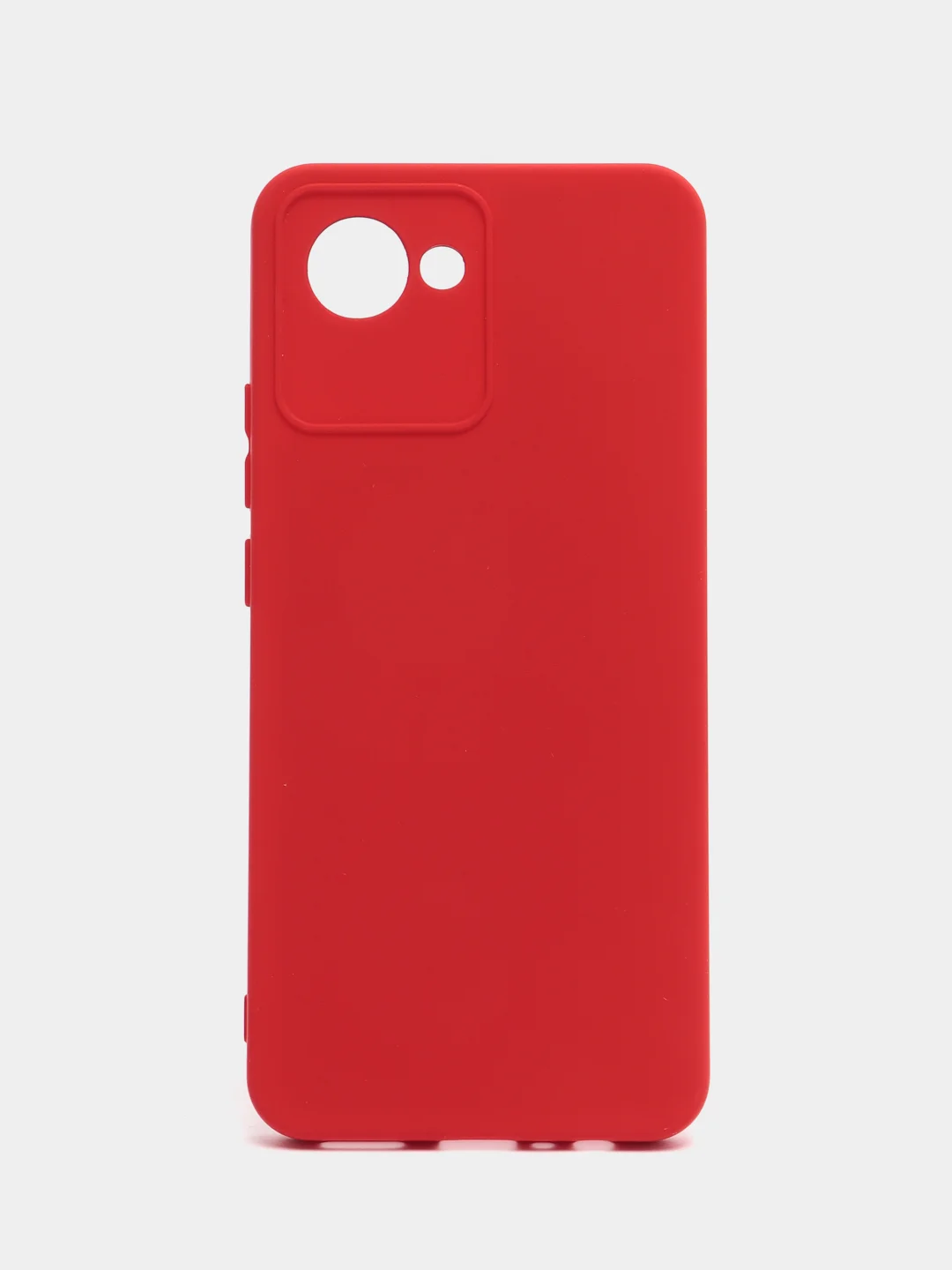Красный чехол Silicone Cover для Realme C30 C30s Narzo 50i Prime Реалми С30 С30С Нарзо силиконовый