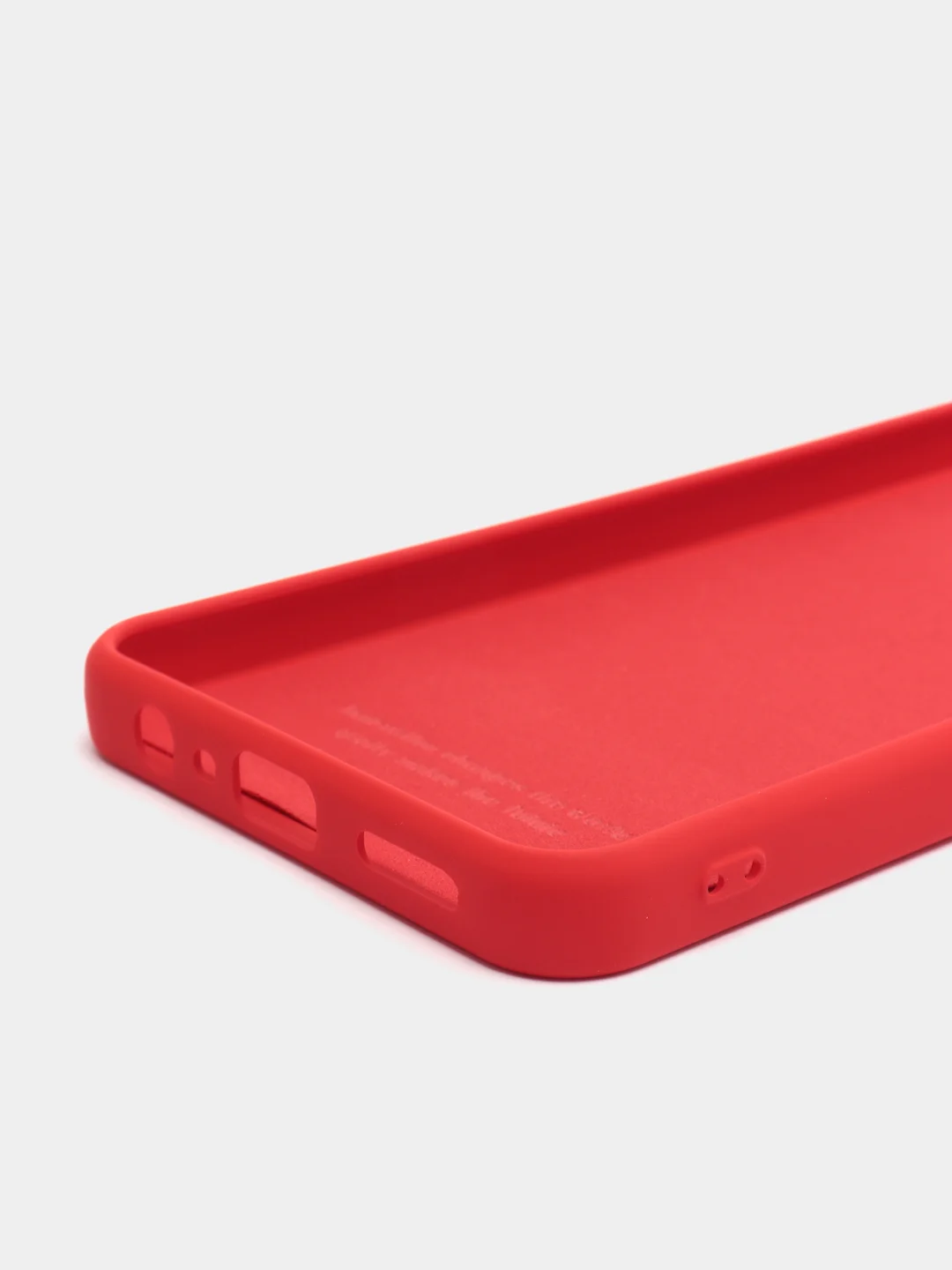 Красный чехол Silicone Cover для Realme C30 C30s Narzo 50i Prime Реалми С30 С30С Нарзо силиконовый
