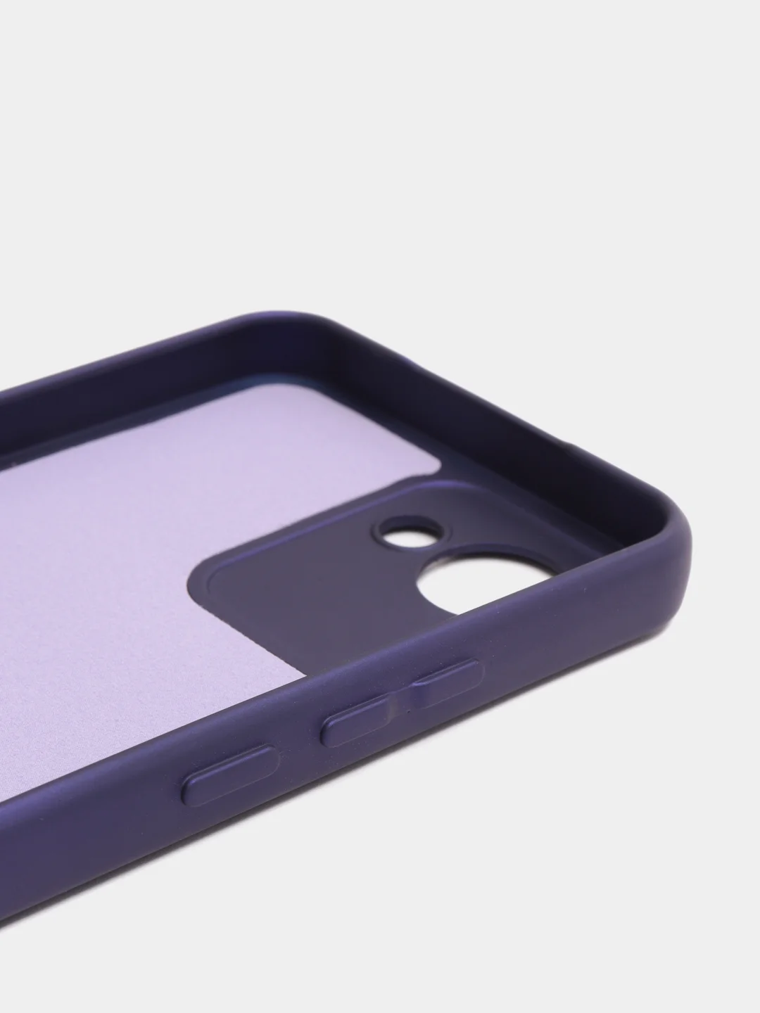 Фиолетовый чехол Silicone Cover для Realme C30 C30s Narzo 50i Prime Реалми С30 С30С Нарзо силиконовый
