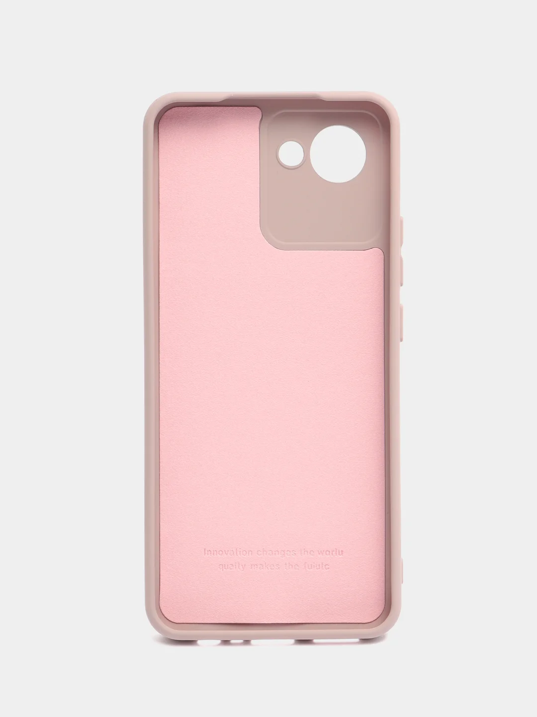 Светло-коричневый чехол Silicone Cover для Realme C30 C30s Narzo 50i Prime Реалми С30 С30С Нарзо силиконовый