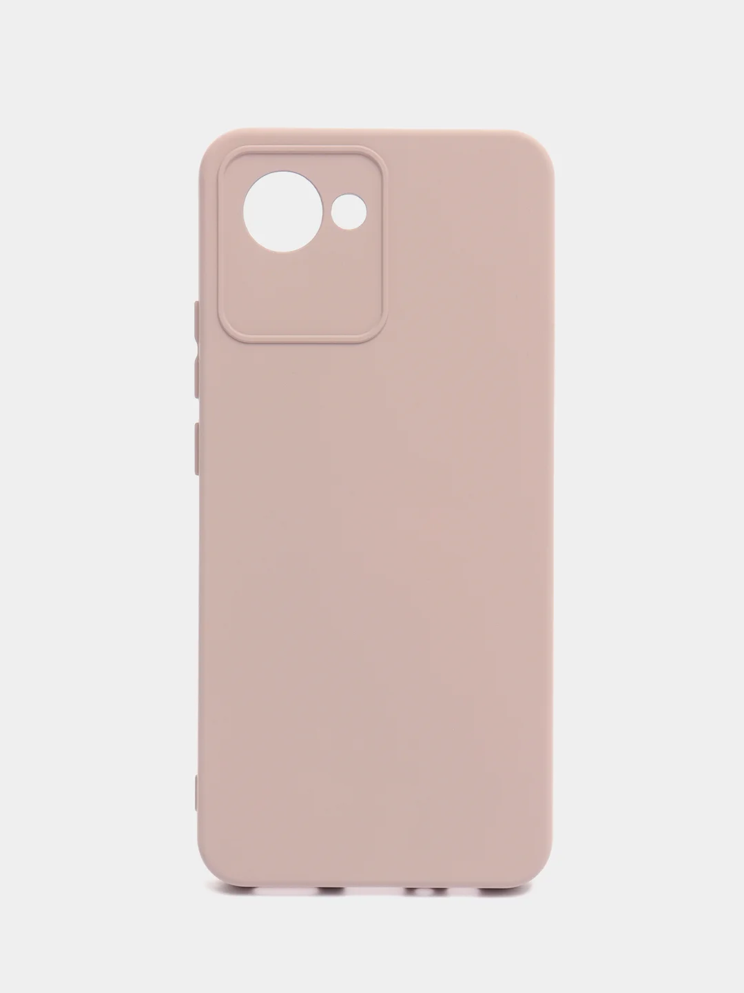 Светло-коричневый чехол Silicone Cover для Realme C30 C30s Narzo 50i Prime Реалми С30 С30С Нарзо силиконовый