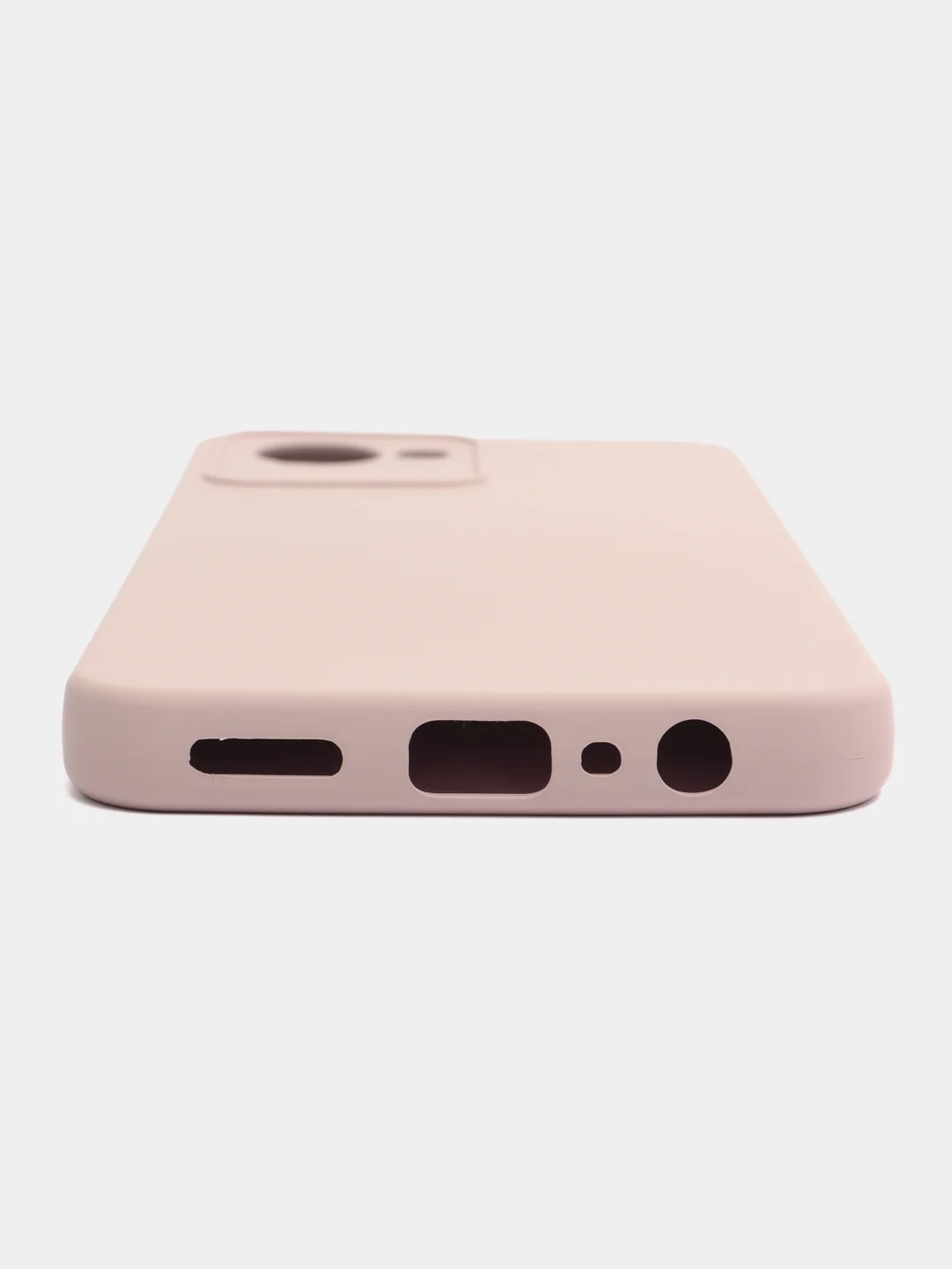 Светло-коричневый чехол Silicone Cover для Realme C30 C30s Narzo 50i Prime Реалми С30 С30С Нарзо силиконовый