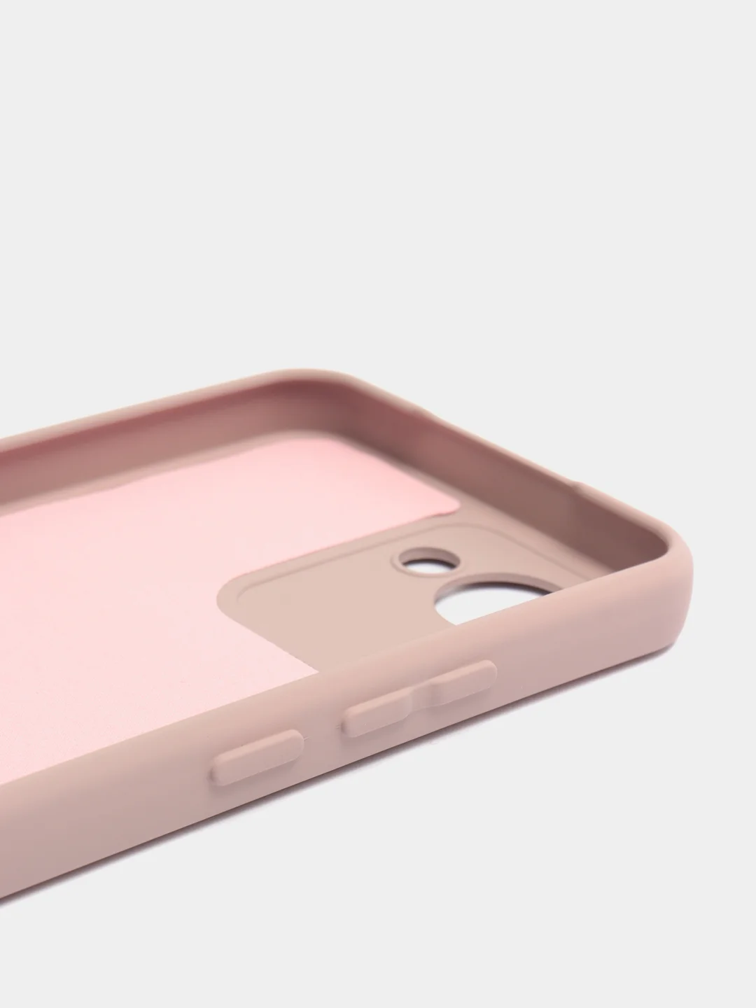 Светло-коричневый чехол Silicone Cover для Realme C30 C30s Narzo 50i Prime Реалми С30 С30С Нарзо силиконовый