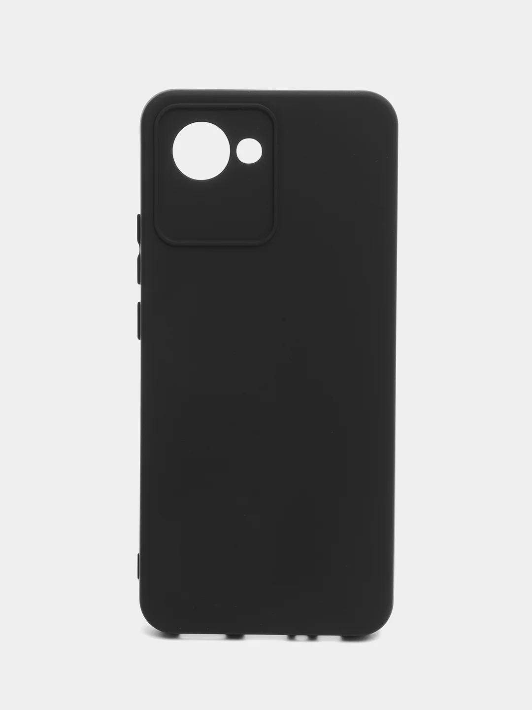 Черный чехол Silicone Cover для Realme C30 C30s Narzo 50i Prime Реалми С30 С30С Нарзо силиконовый