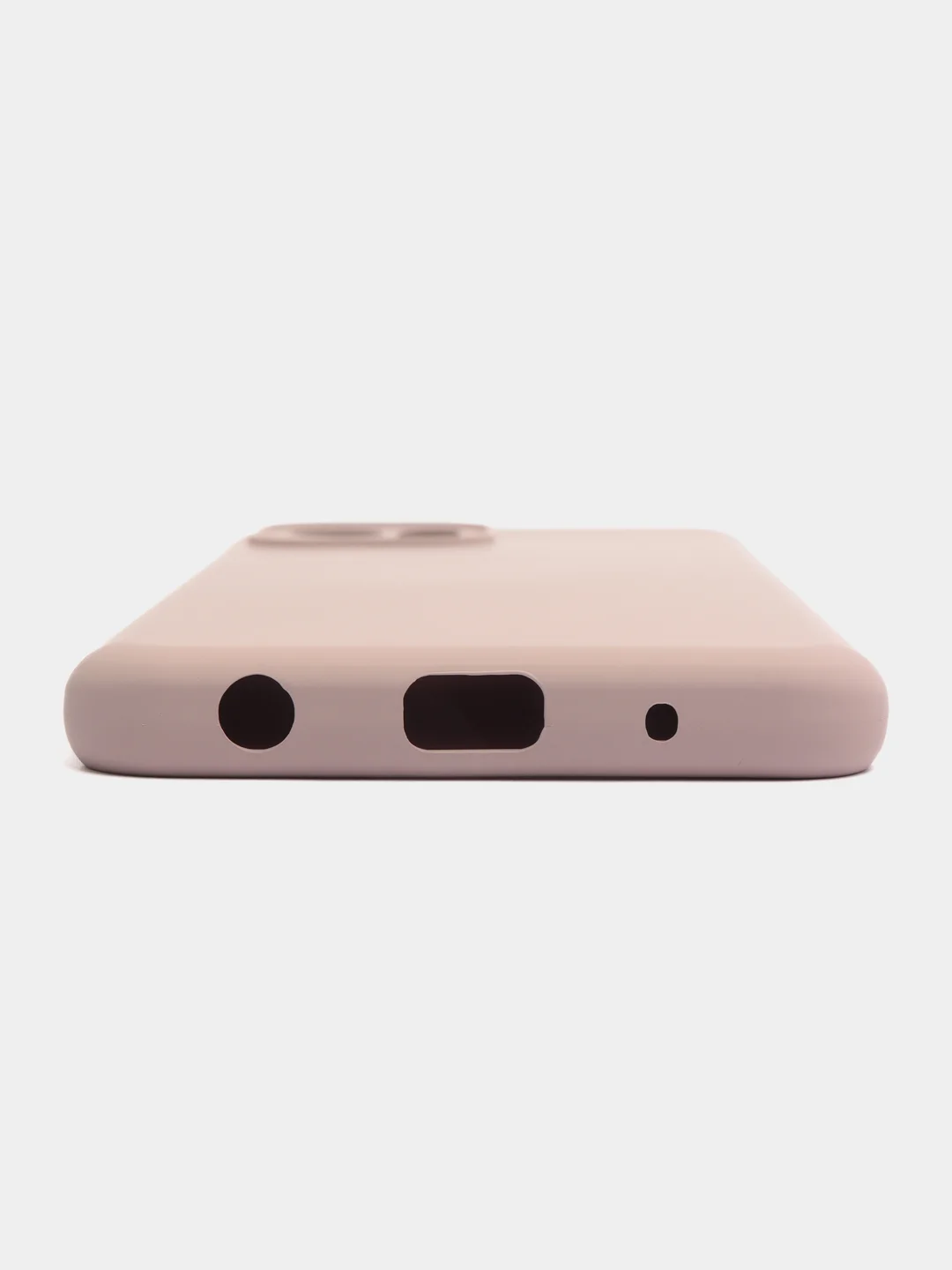 Светло-коричневый чехол Silicone Cover для Xiaomi Redmi A1 (Сяоми Редми А1), силиконовый