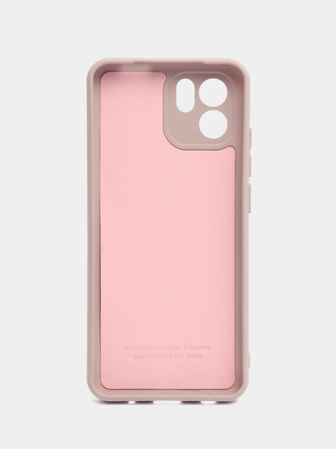Светло-коричневый чехол Silicone Cover для Xiaomi Redmi A1 (Сяоми Редми А1), силиконовый
