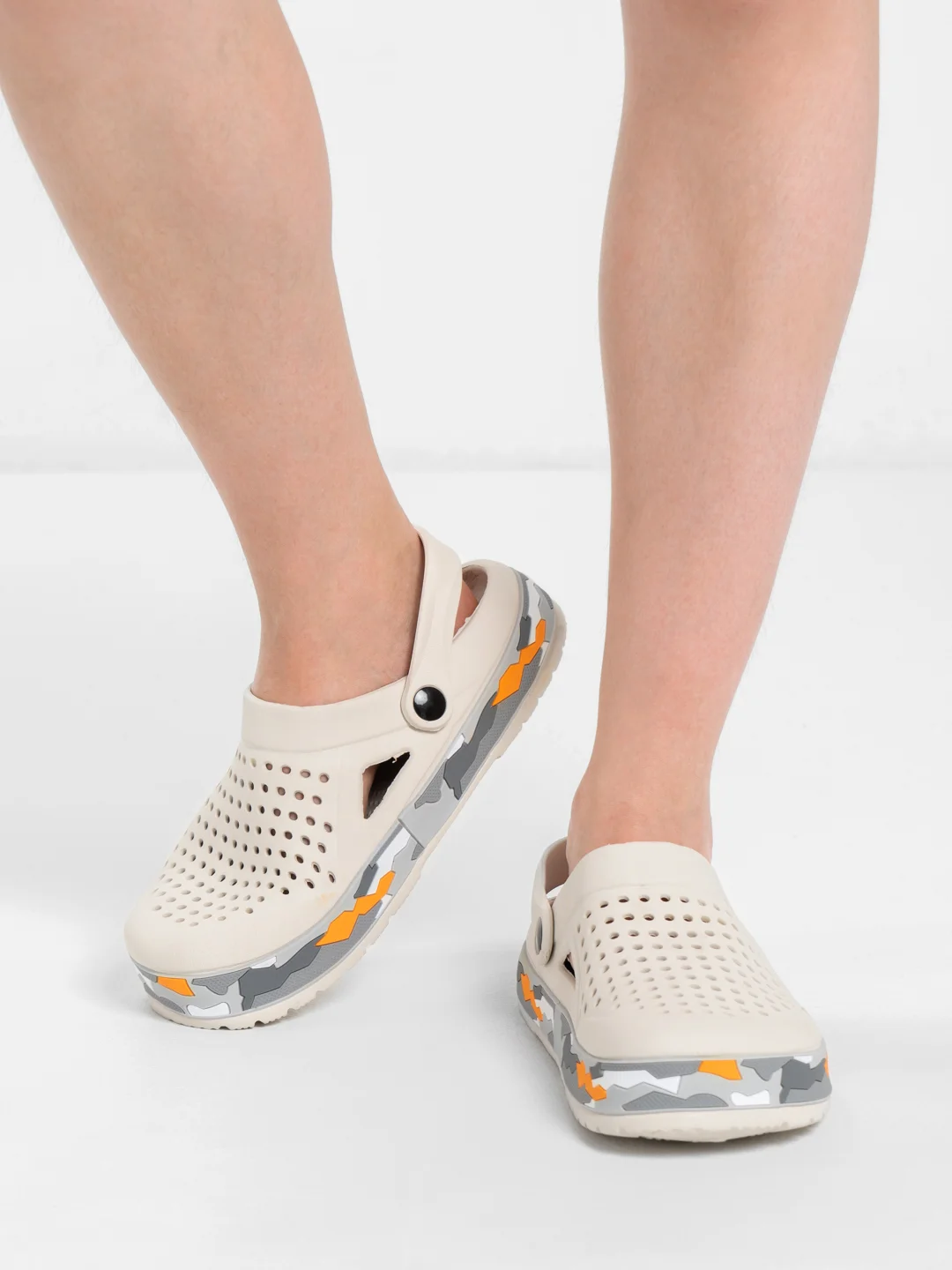 Белый сабо мужские IZI, размеры 40-44