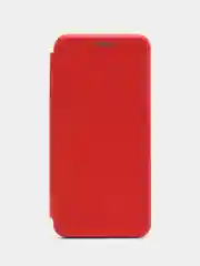 Красный чехол-книжка с визитницей для Xiaomi Redmi A1+, полная защита телефона