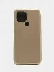 Золотой чехол-книжка с визитницей для Xiaomi Redmi A1+, полная защита телефона