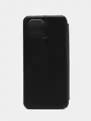 Черный чехол-книжка с визитницей для Xiaomi Redmi A1+, полная защита телефона