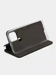 Черный чехол-книжка с визитницей для Xiaomi Redmi A1+, полная защита телефона