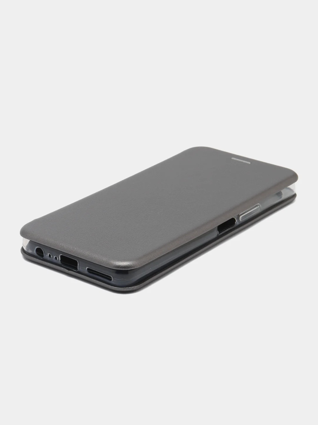 Серебряный чехол книжка Tecno Camon 19 / 19 Pro