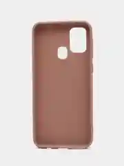 Шоколадный чехол силиконовый для Samsung Galaxy M31 (Самсунг Галакси М31), цветной, матовый