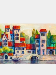 Алмазная мозайка, 30х40 см
