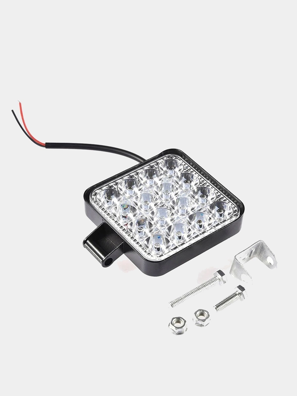 Вспышка ФСО,фара автомобильная, светодиодная, 16 LED, 48W, Стробоскоп