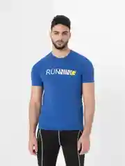 Синий футболка мужская спортивная, компрессионная
