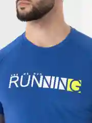 Синий футболка мужская спортивная, компрессионная