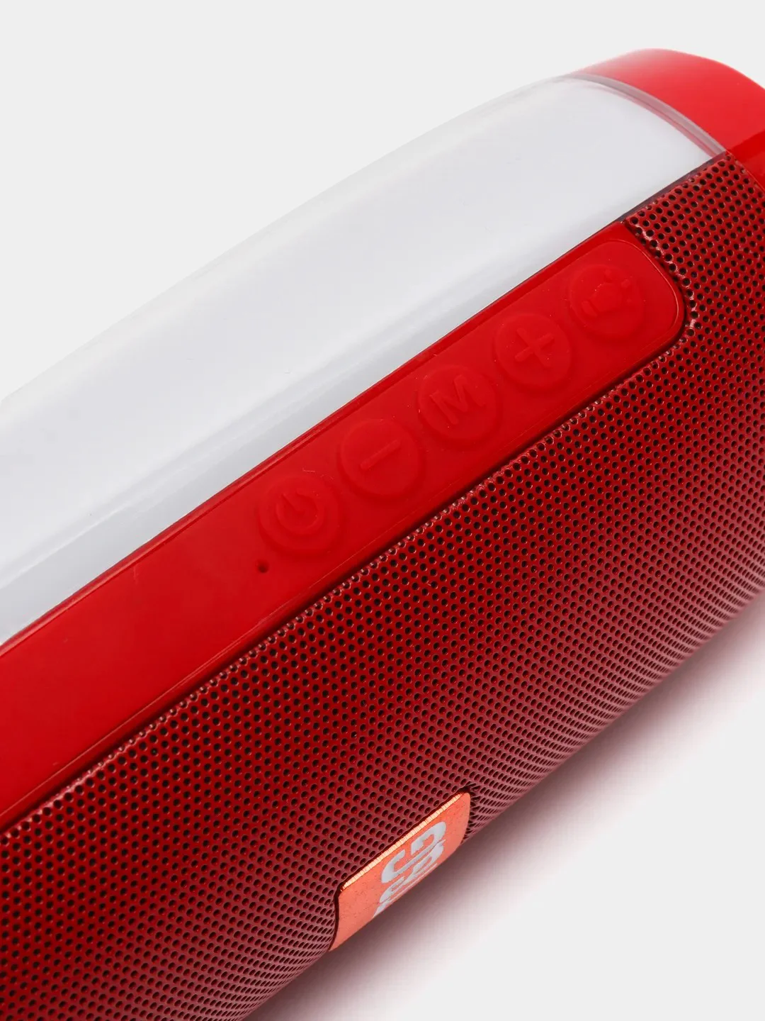 Красный портативная Bluetooth-колонка TG 157, с радио и светомузыкой, беспроводная