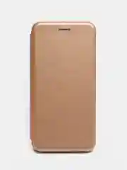 Золотой чехол-книжка Samsung Galaxy A12, Самсунг Галакси А12